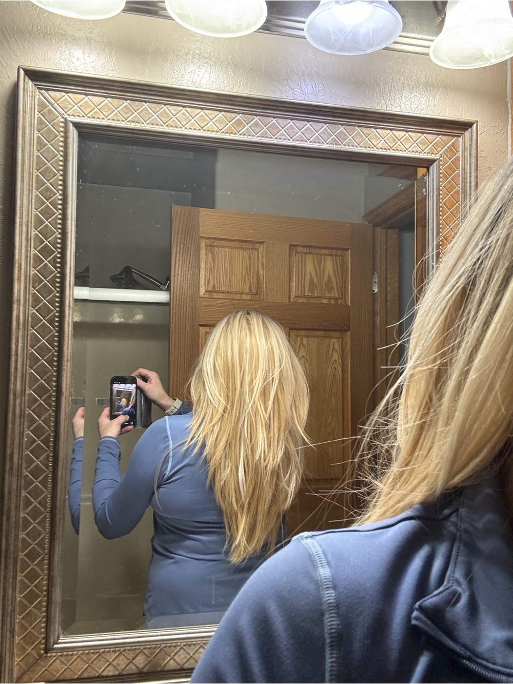 Long Layered Blonde Wig - Natural Golden Blonde